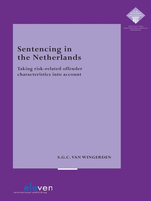 cover image of Sentencing in the Netherlands